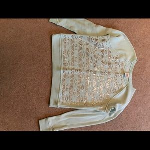 Pink Victoria’s Secret sweatshirt